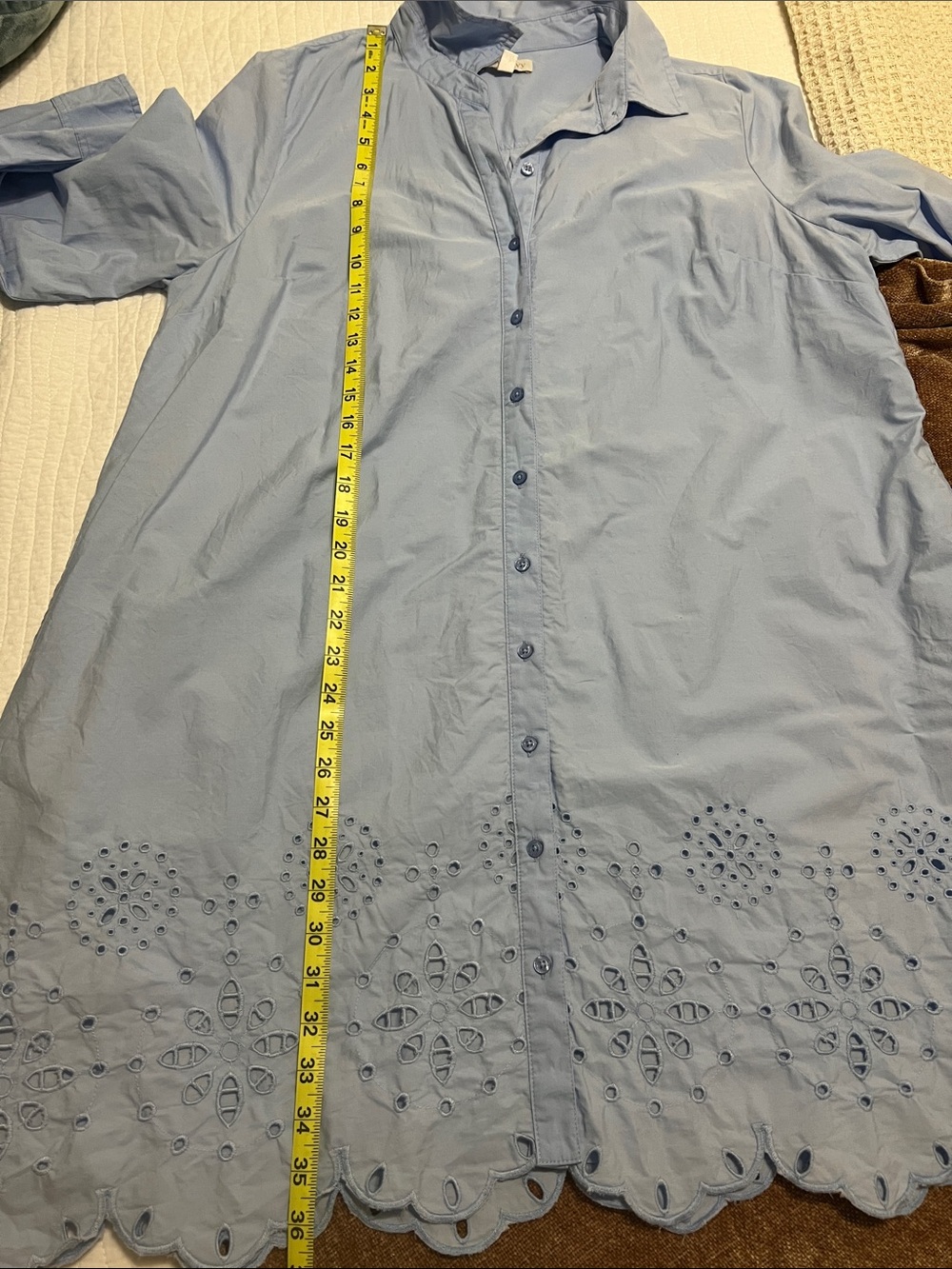 Crown & ivy baby blue dress - Picture 5 of 5
